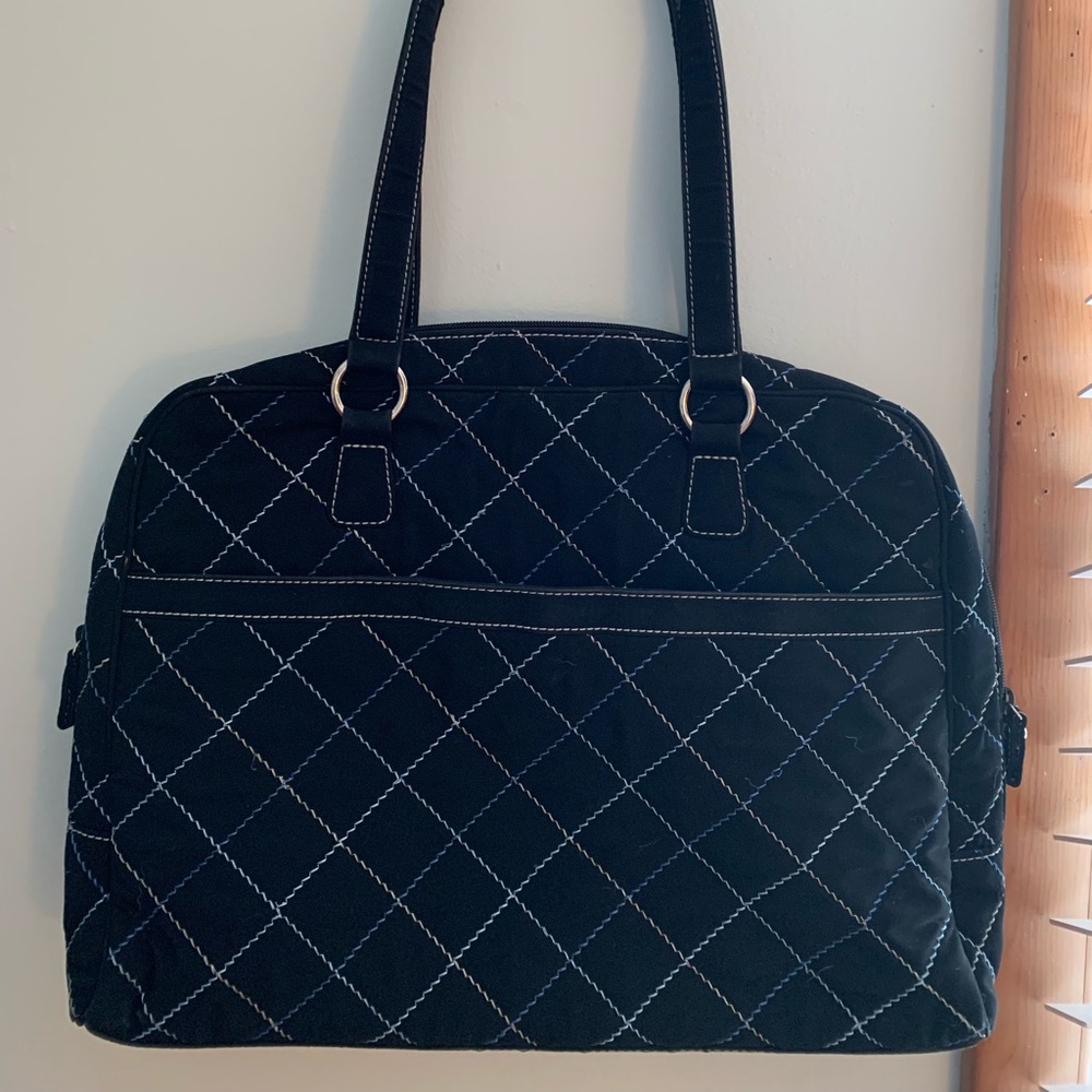 Vera Bradley Black Laptop Bag
